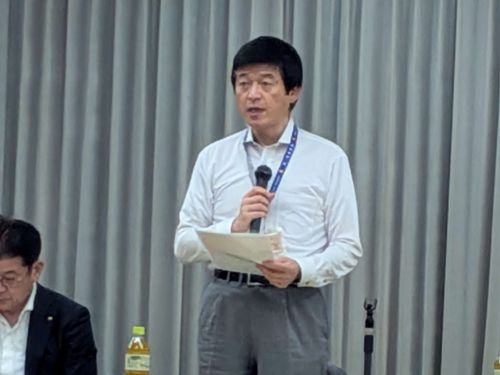 高津川漁業振興協議会役員会及び通常総会に出席の市長の写真
