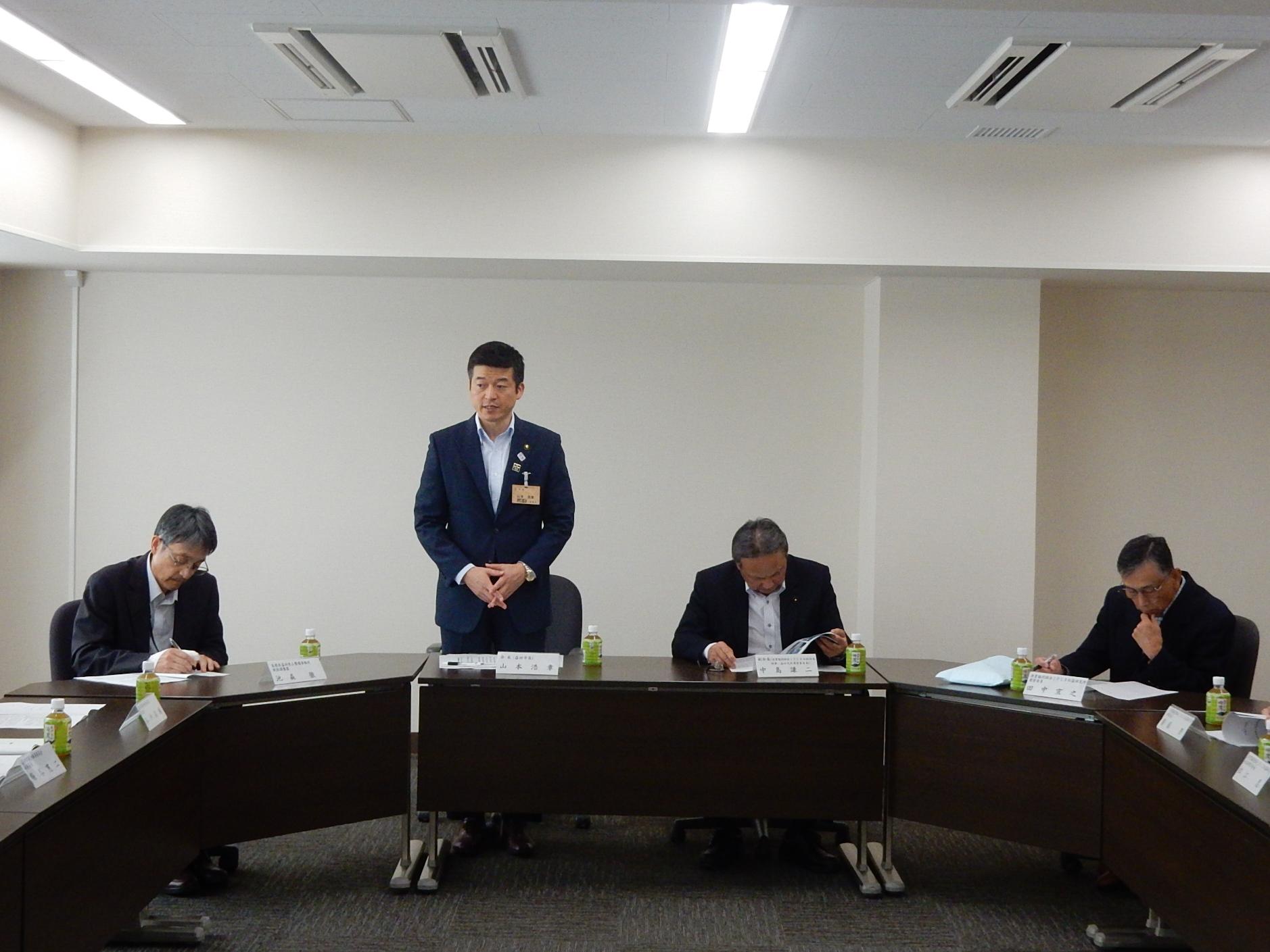 益田市沿岸漁業水産振興協議会通常総会の様子の写真
