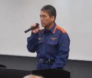 益田広域消防本部予防課長による講話