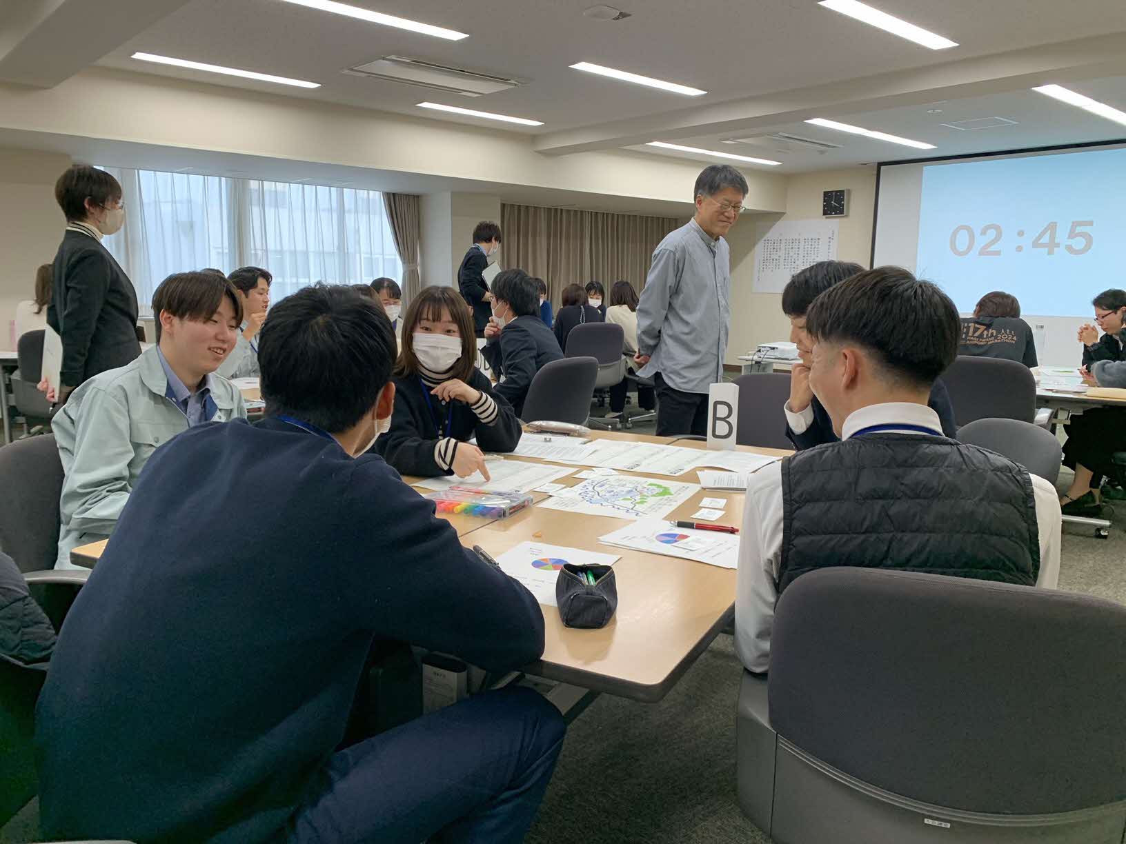 シミュレーションゲームの様子