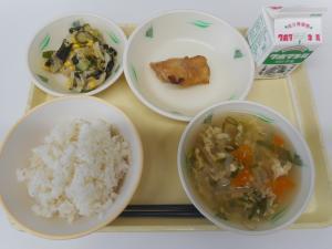 6月5日の給食の写真