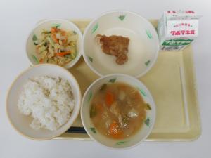 6月18日の給食の写真