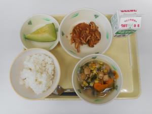 6月20日の給食の写真