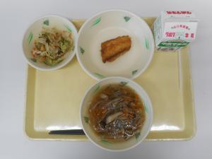 7月8日の給食の写真