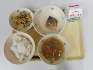 8月27日の給食の写真