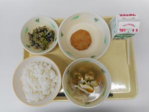 8月30日の給食の写真