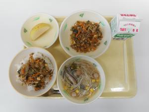 9月4日の給食の写真