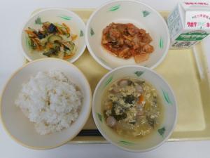 9月11日の給食の写真