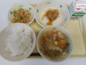 9月19日の給食の写真