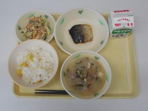 10月1日の給食の写真