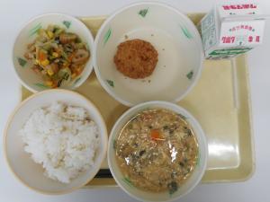 10月2日の給食の写真