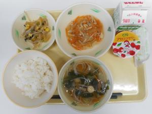 10月7日の給食の写真