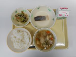 11月1日の給食の写真