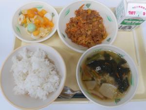 11月7日の給食の写真