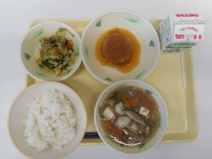 11月26日の給食の写真