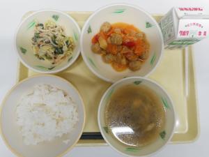 12月19日の給食の写真