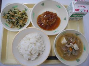 1月29日の給食の写真