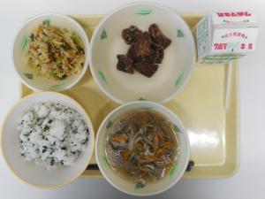 1月30日の給食の写真