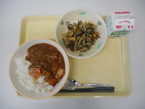 49日の給食の写真