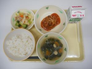 4月13日の給食の写真