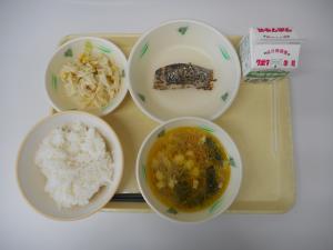 4月16日の給食の写真