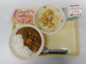 4月17日の給食の写真