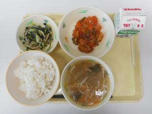 6月1日の給食の写真