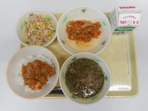 7月3日の給食の写真