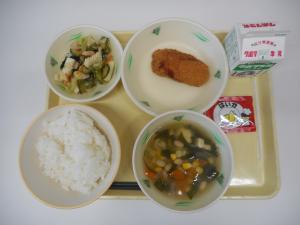 7月31日の給食の写真