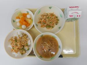 8月26日の給食の写真