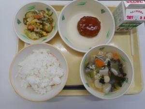 9月28日の給食の写真