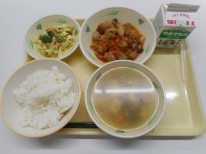 10月22日の給食の写真