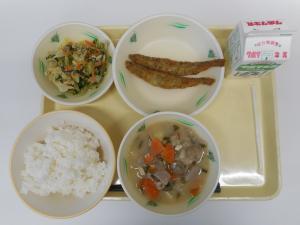 10月26日の給食の写真