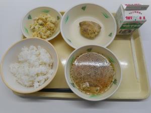 10月27日の給食の写真