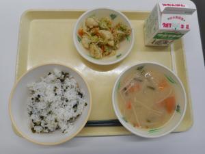 11月4日の給食の写真