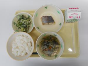 11月9日の給食の写真