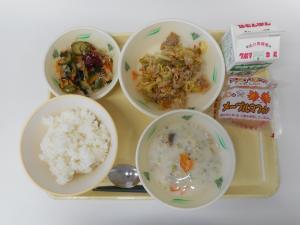 11月12日の給食の写真