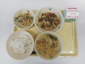 11月18日の給食の写真