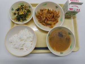 1月8日の給食の写真