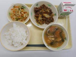 1月19日の給食の写真