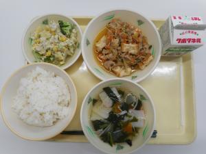 3月2日の給食の写真