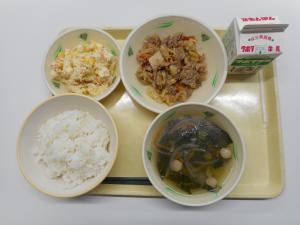 3月16日の給食の写真