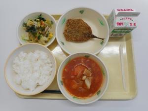 3月22日の給食の写真