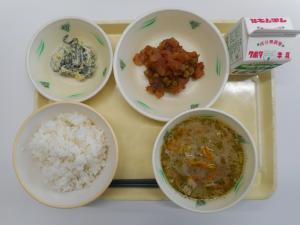 6月29日の給食の写真