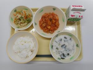 7月8日の給食の写真