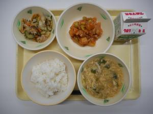 8月25日の給食の写真