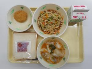 9月6日の給食の写真