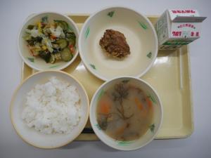 9月17日の給食の写真