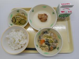 令和3年10月13日（水曜日）の給食の写真