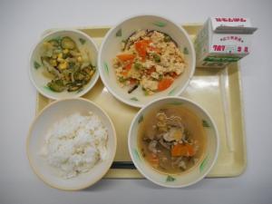 令和3年10月27日（水曜日）の給食の写真